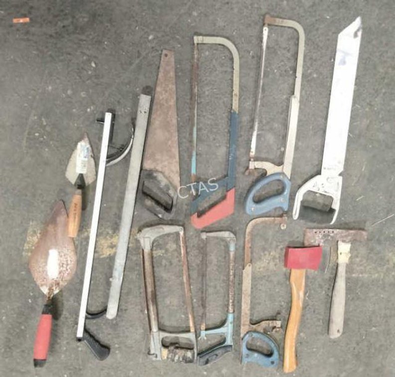 Hand Saws, Hatchets, Trowels