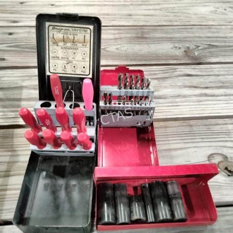 Snap-On Drill Bits, Screw Drivers & Impact Sockets