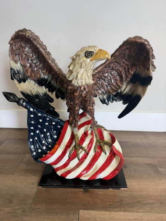 Bald Eagle Resin Statue