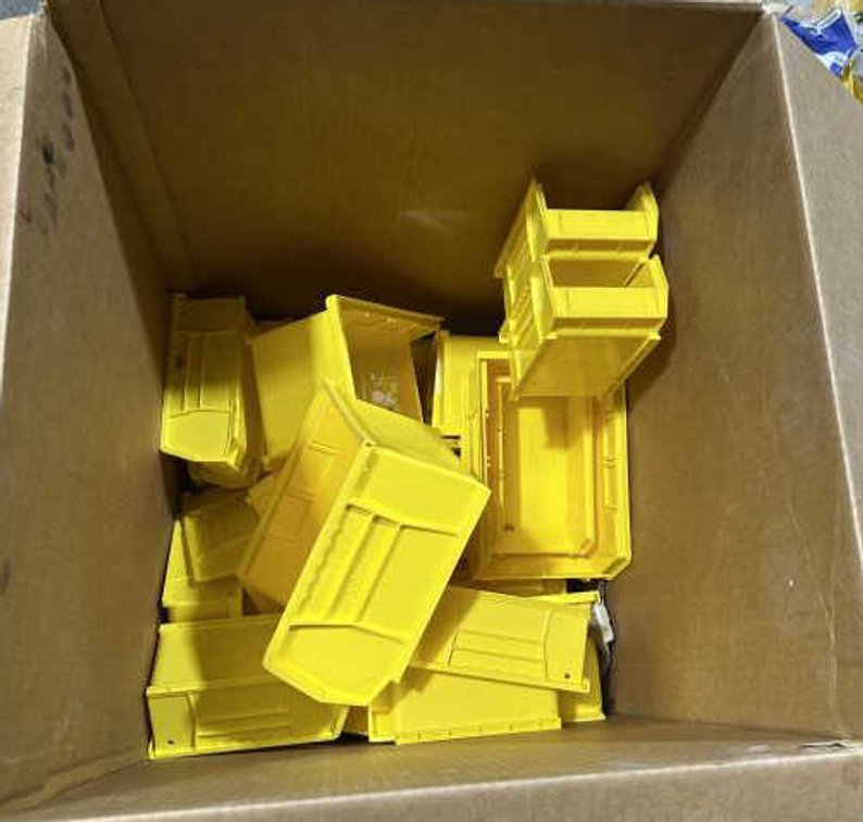 Bundle of Empty Stackable Parts Organizers