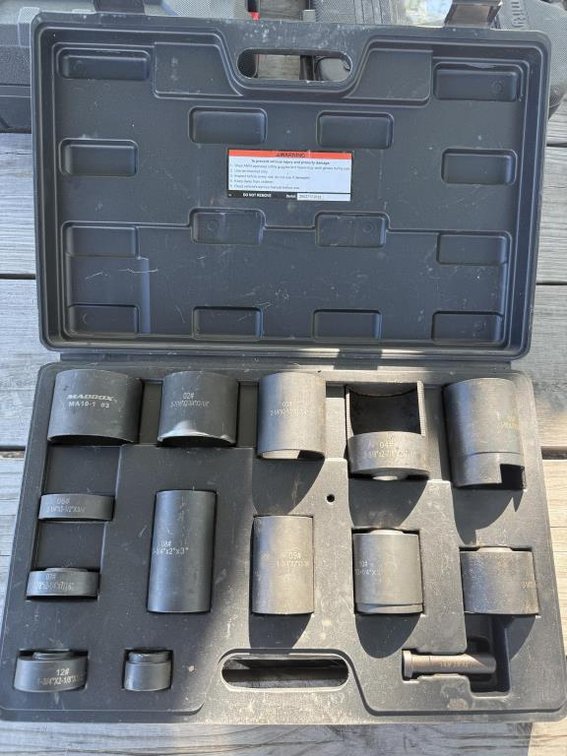Pittsburgh Master Ball Joint Adapter Set