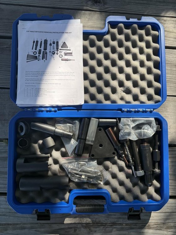 CAT Injector Sleeve Removal-Installation Tool Kit