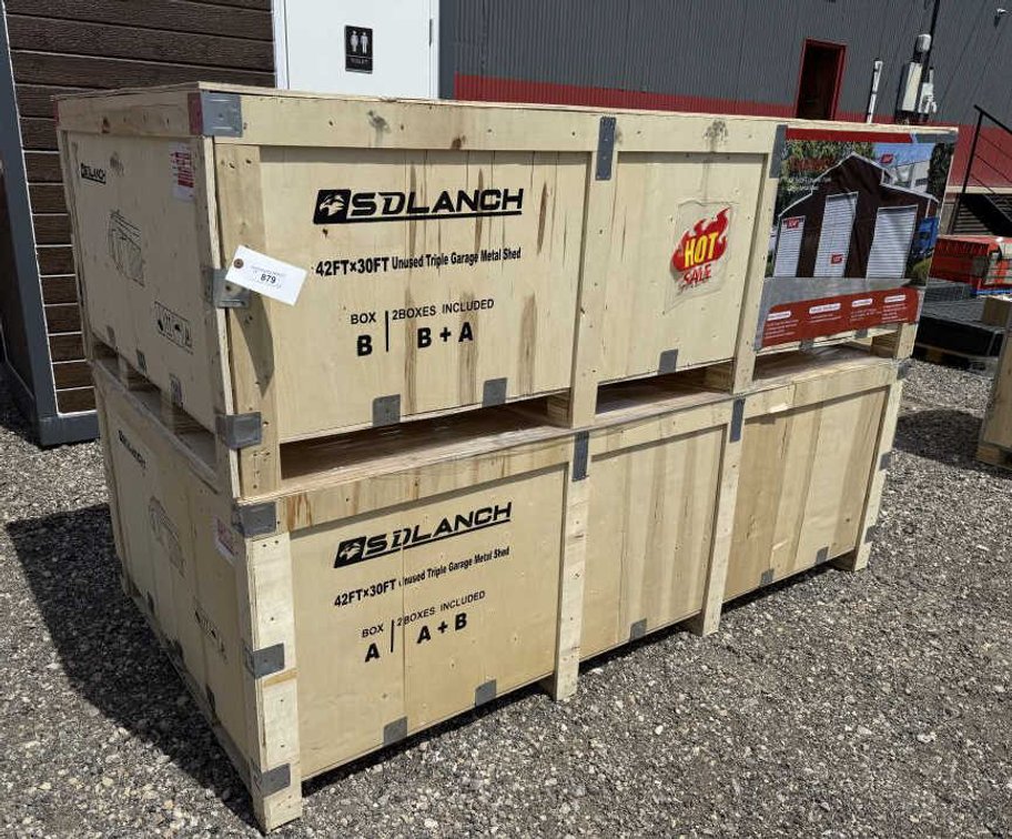 Triple-Car Metal Garage - 42' x 30' - SDL4230TGMS