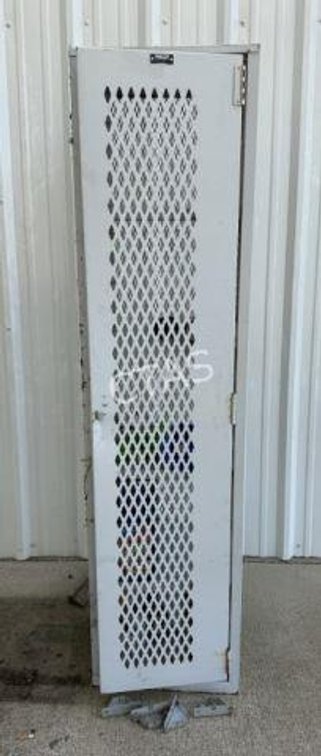 Hallowell Metal Locker w/ Contents