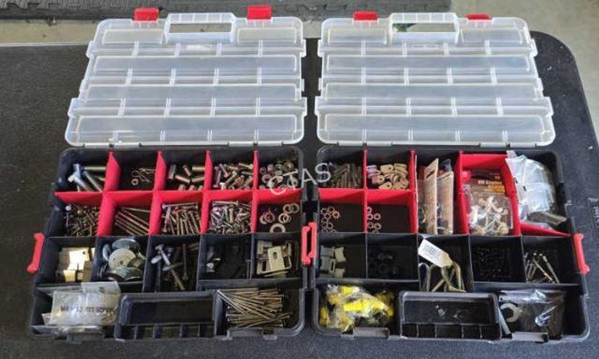 (2) Hyper Tough Cases w/ Hardware Assortment