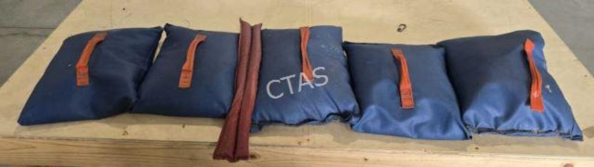 (5) Weighted Sand Bags (Approx. 15 lbs Each) &