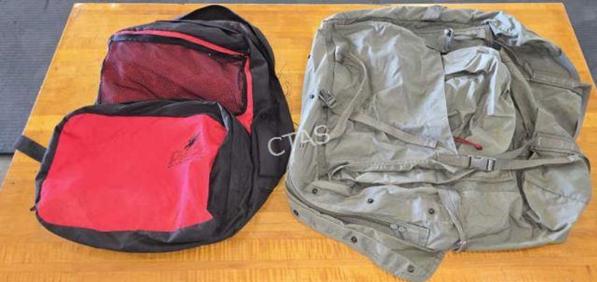 Universal Parachute Recovery Bag & Pitt Z Red