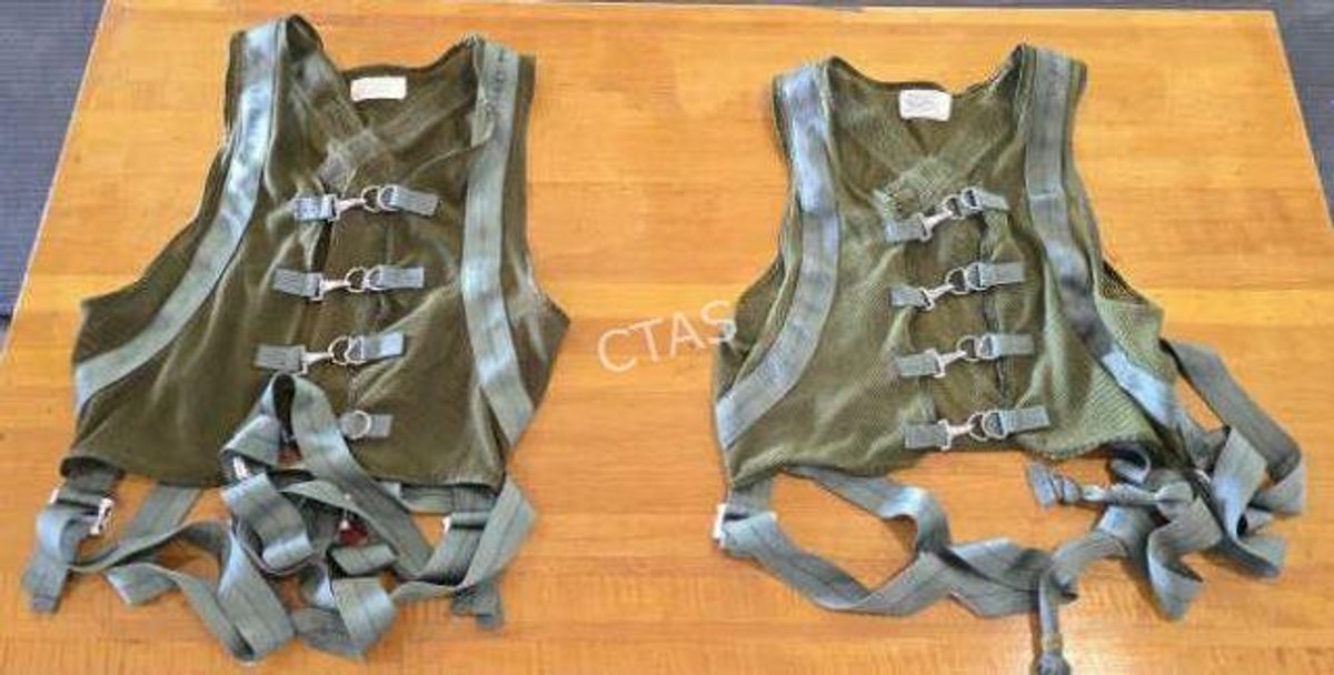 Aerial Safety Vest Assemblies