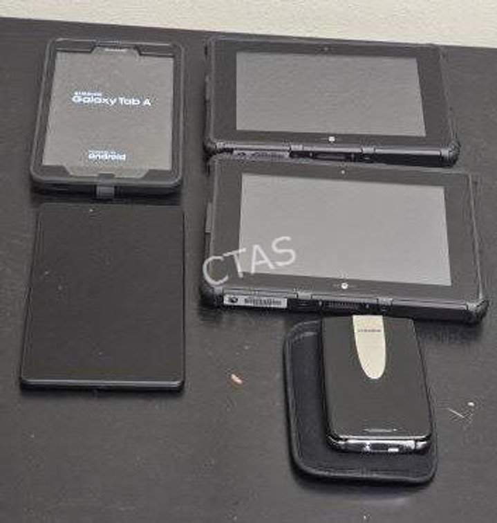 (2) Samsung Tab A, (2) Bak USA Seal 8 Tablets &