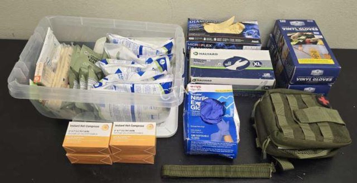 Medical Supplies - Gloves, Combat Gauze, Etc.