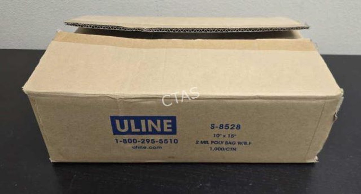 Uline S-8528 10" x 15" 2mil Poly Bags