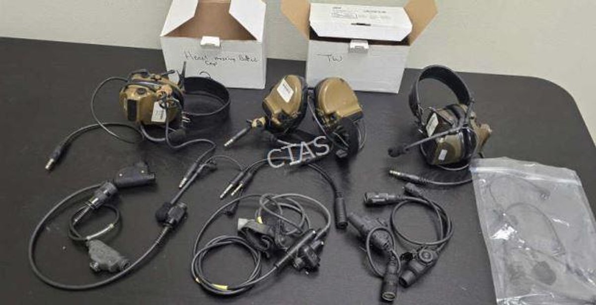 Coyote & 3M Peltor Helmet Headsets w/ Com Cables