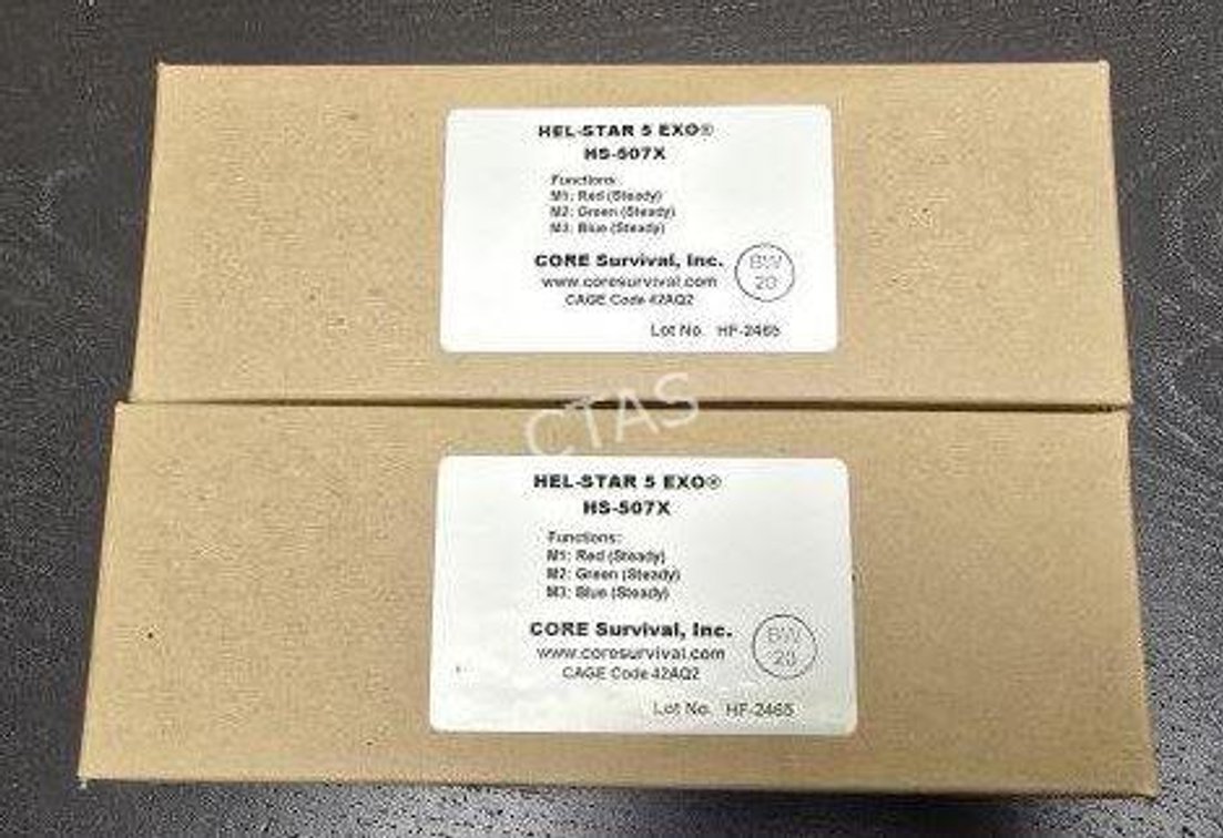(2) Hel-Star 4 & 5 EXO Helmet Personal Markers