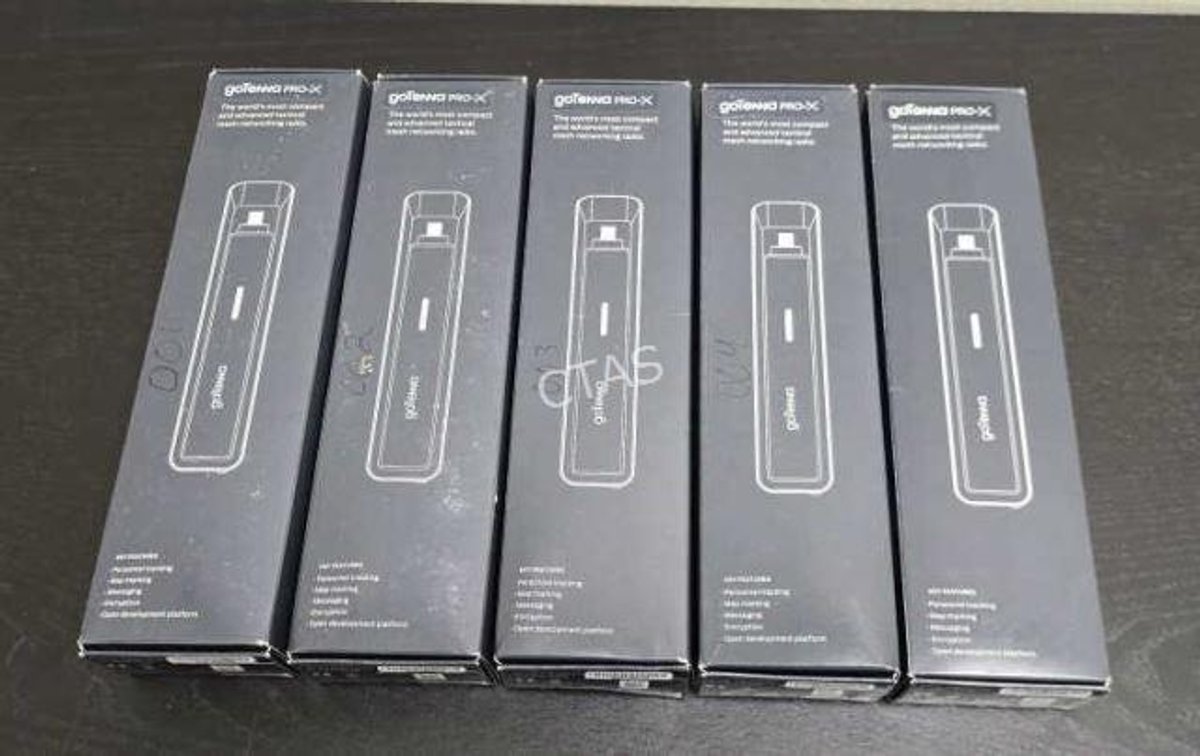 (5) goTenna Pro-X Tactical Mesh Networking Radios