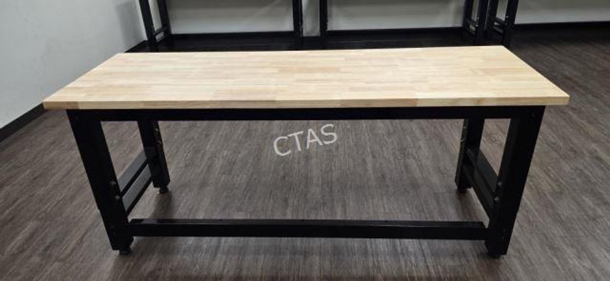 Husky Butcher Block Style Topped Work Table or