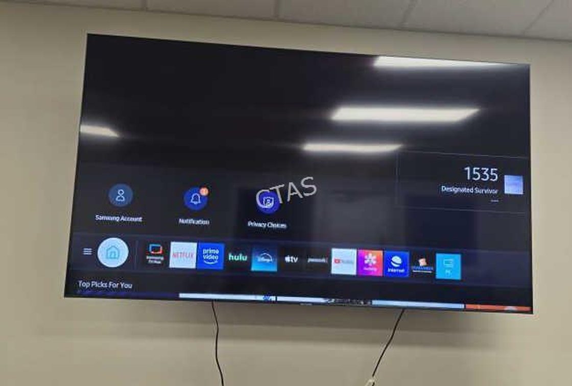 Samsung 84" Television w/ Remote & Wall Mount