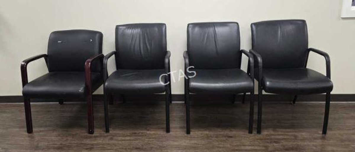 (4) Reception Chairs - (1) Alera, (3) Hon