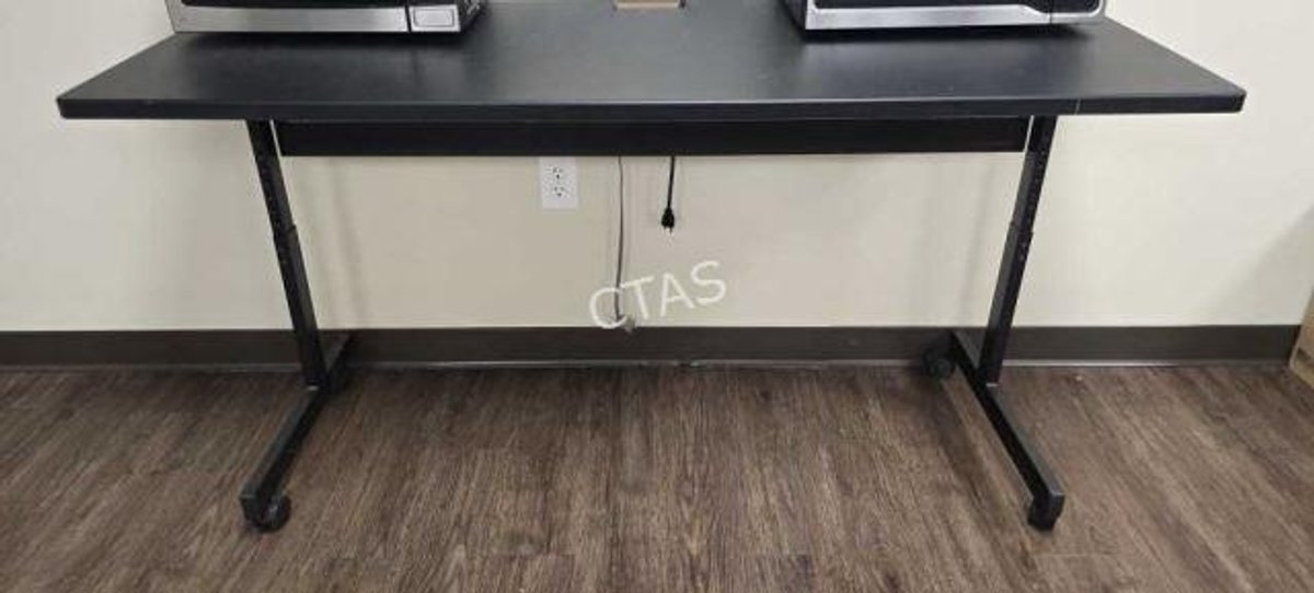 Multi-Purpose Table on Rollers, Adjustable