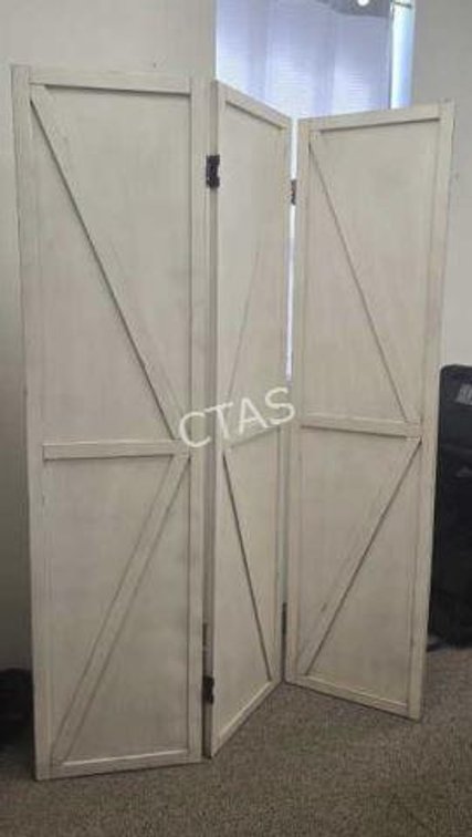 Wooden Room Divider, Double Sided