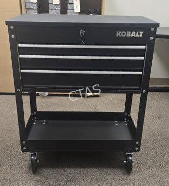 Kobalt Rolling Workstation w/ 3-Drawers &