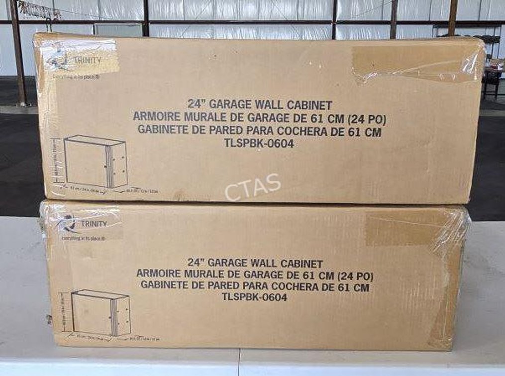 (2) Trinity 24" Garage Wall Cabinets - NIB