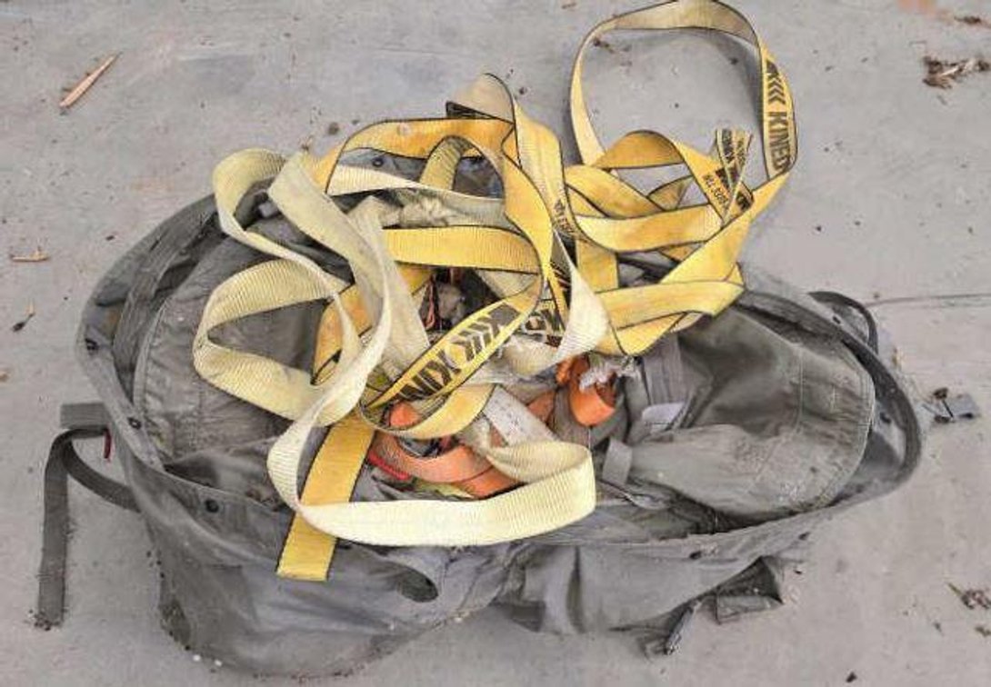 Green Gear Bag w/ Ratchet Straps