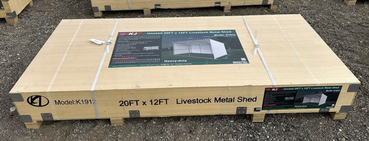 Livestock Metal Shed - 20' x 12' - K1912
