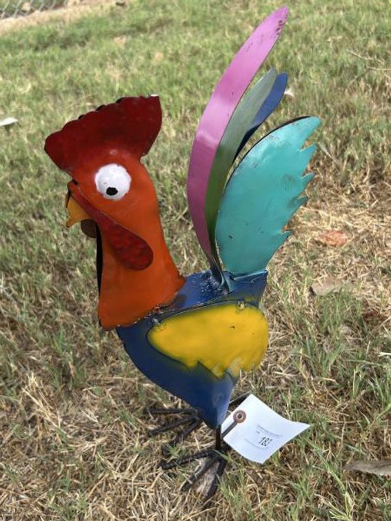 Metal Art - Small Big Eyed Rooster