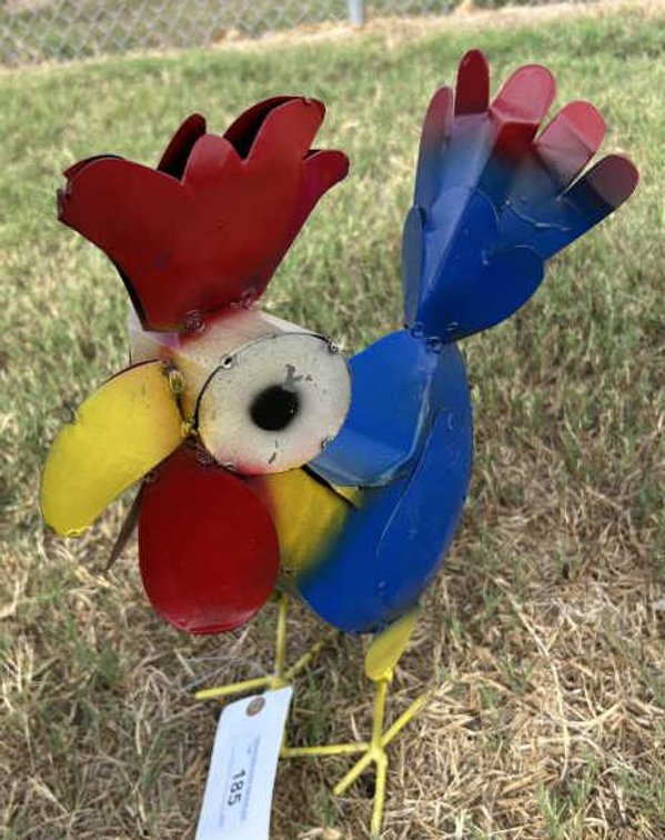 Metal Art - Small Big Eyed Rooster