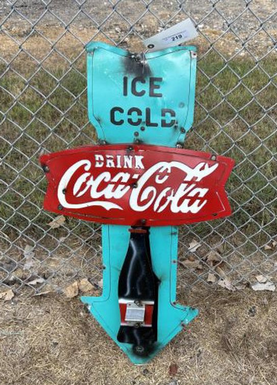Metal Art - Drink Ice Cold Coca-Cola Sign