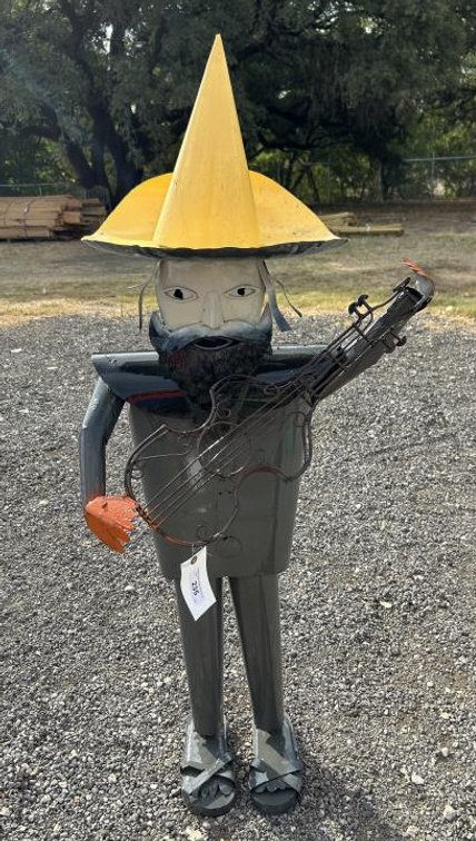 Metal Art - Mariachi Man w/ Guitar