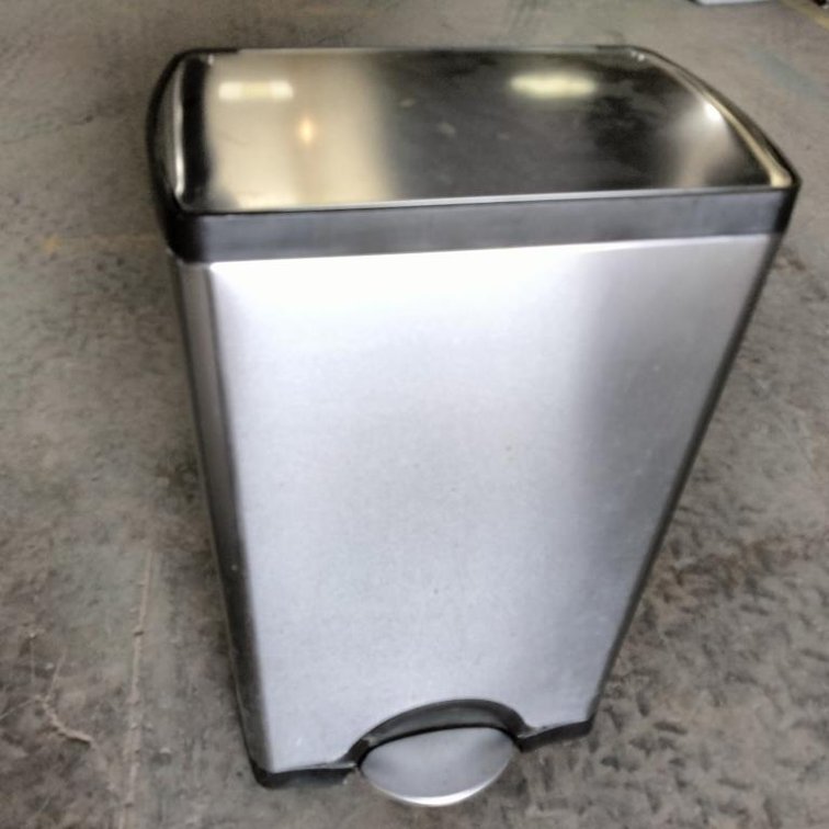 SIMPLEHUMAN Step-On Stainless Steel Trash Can