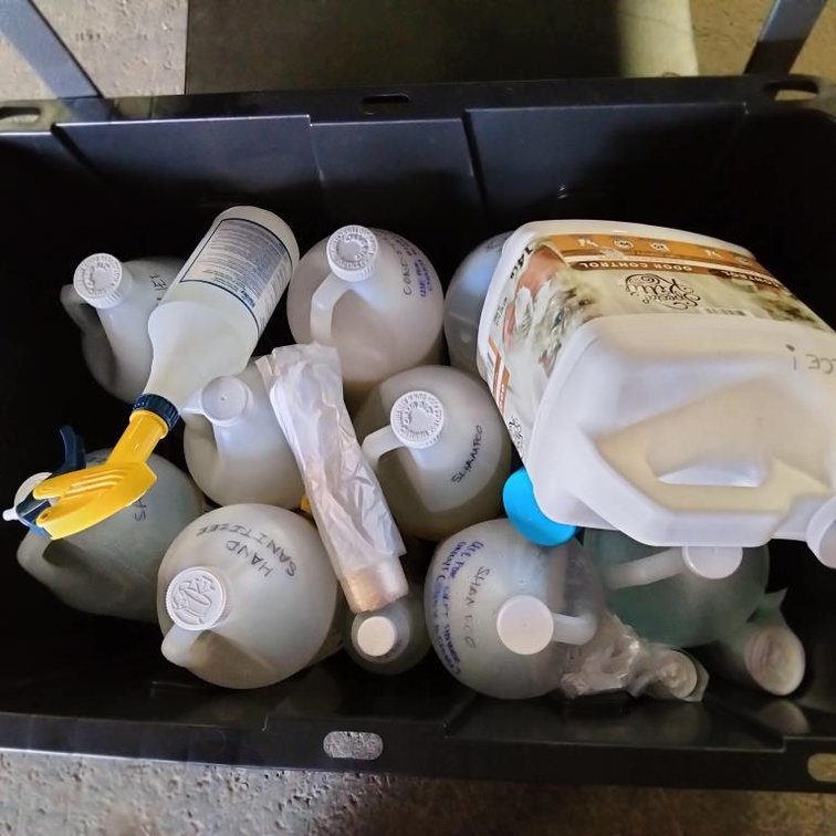 Industrial Cleaning Products - Opened/Used Bottles