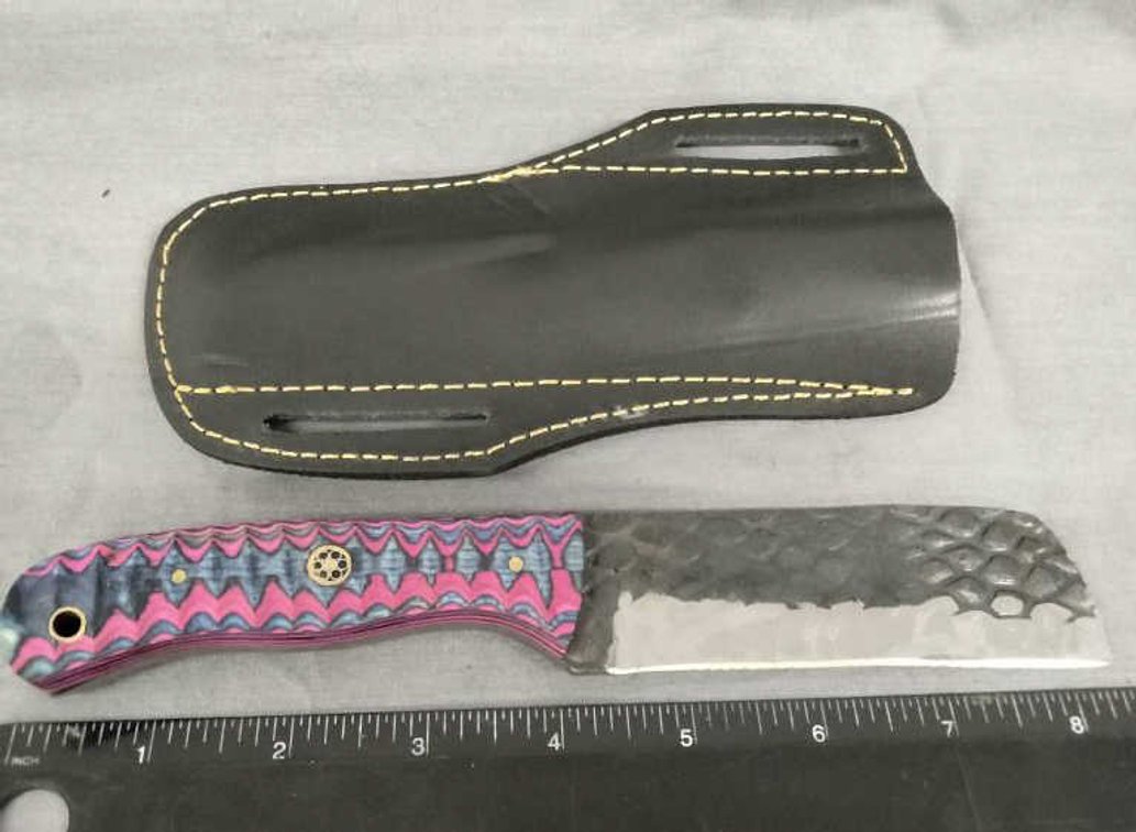 Hunting Knife 8.5" w/Belt Holder