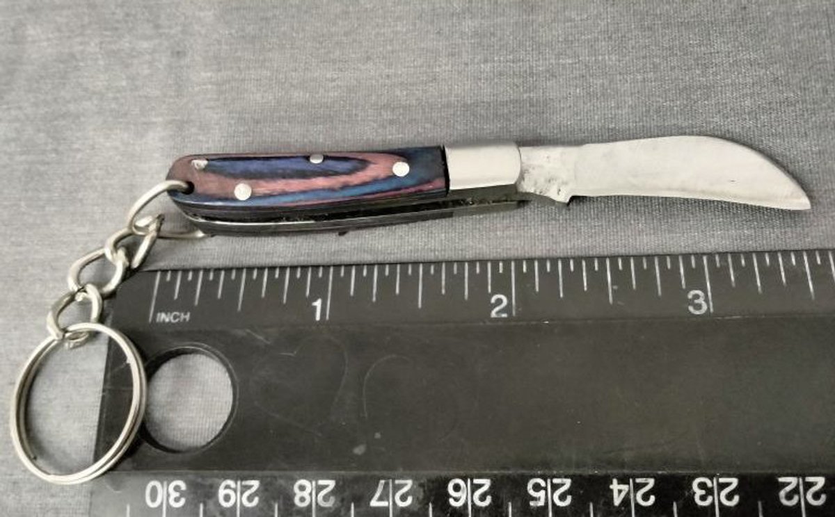 Pocket Knife Key Chain 3.5"