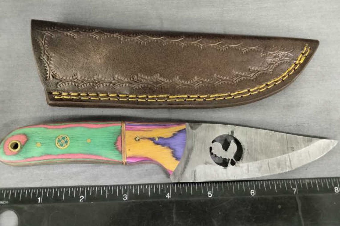 Hunting Knife 8.5" w/Sheath - Rooster
