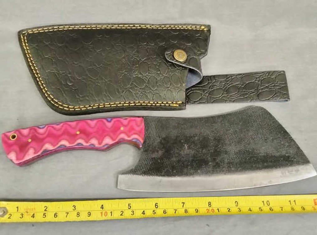 Cleaver 12" w/Sheath
