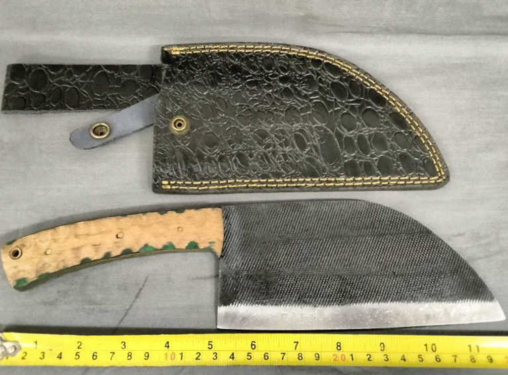 Cleaver 12" w/Sheath