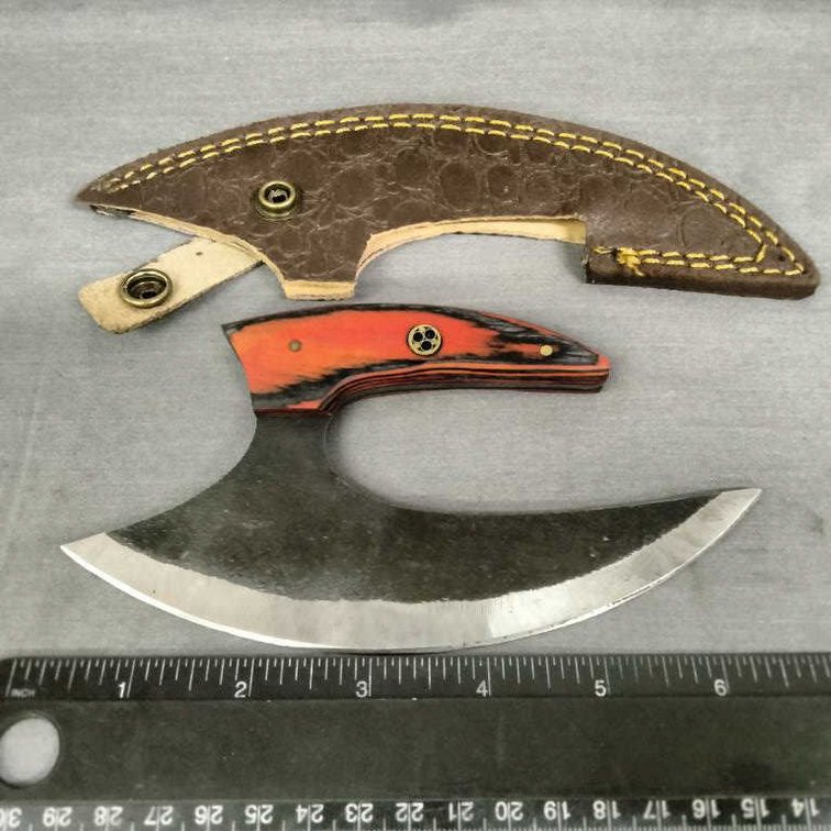 Ulu Knife 7" w/Sheath