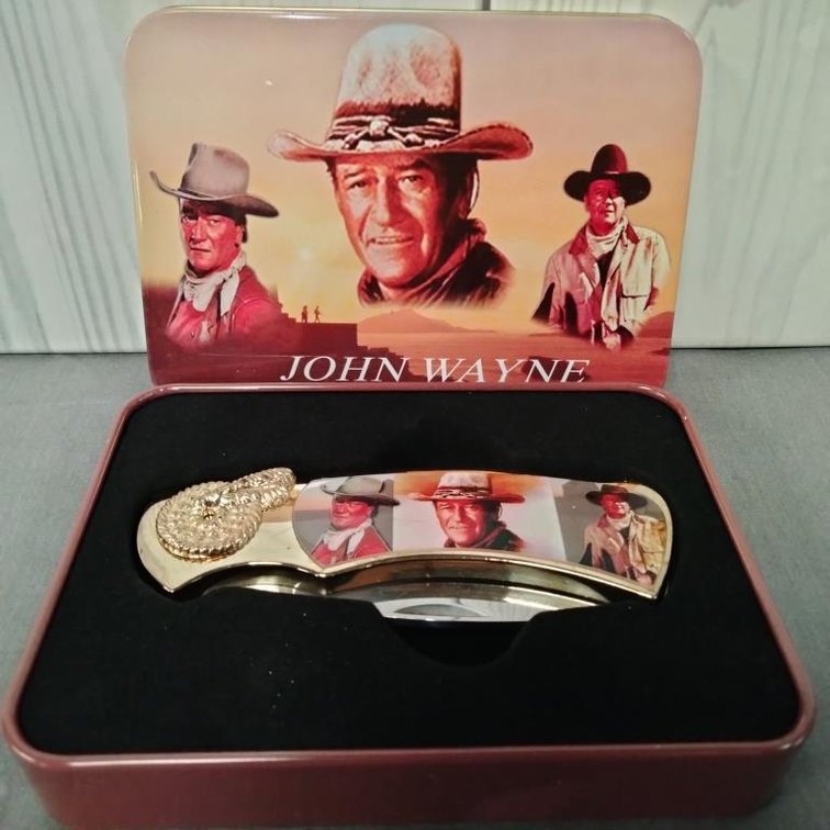 John Wayne Movie Collectibles Pocket Knife