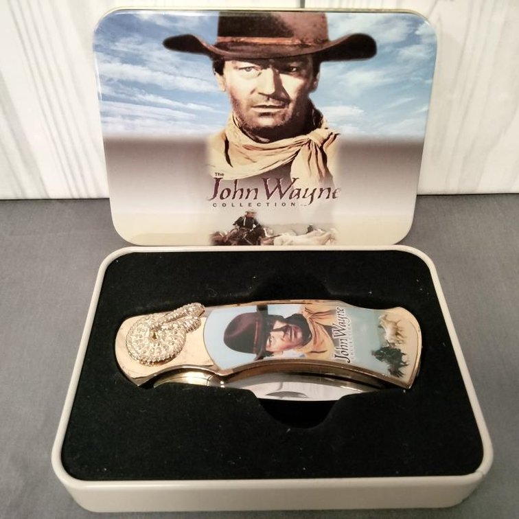 John Wayne Movie Collectibles Pocket Knife