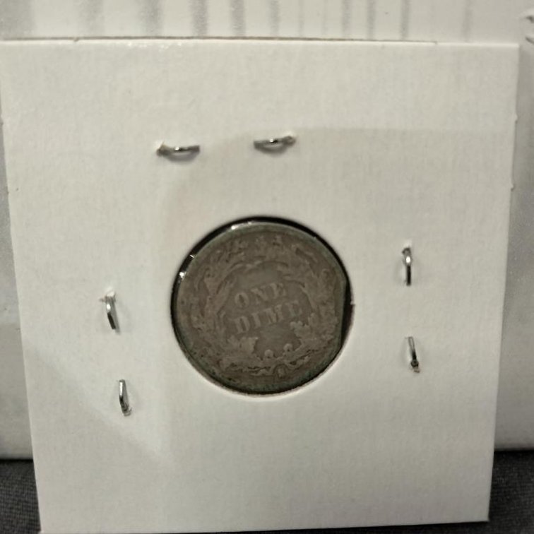 1887 Seated Liberty Silver Dime