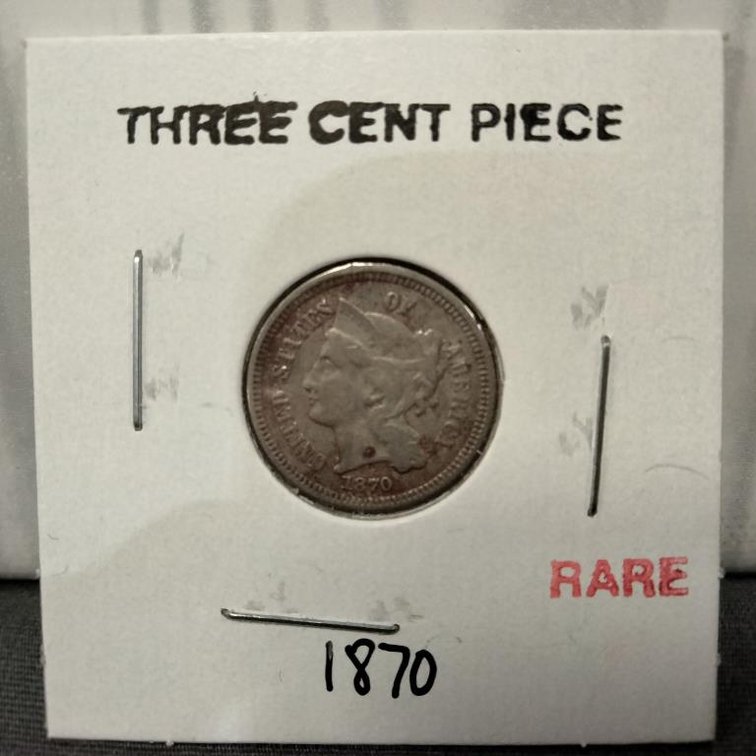 1870 Three Cent Piece