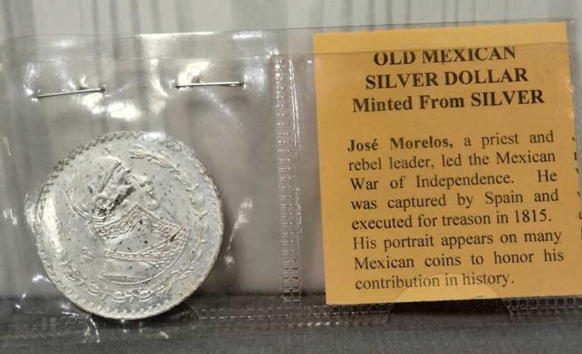 Silver Mexican Dollar