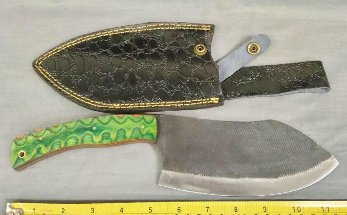 Cleaver 12" w/Sheath