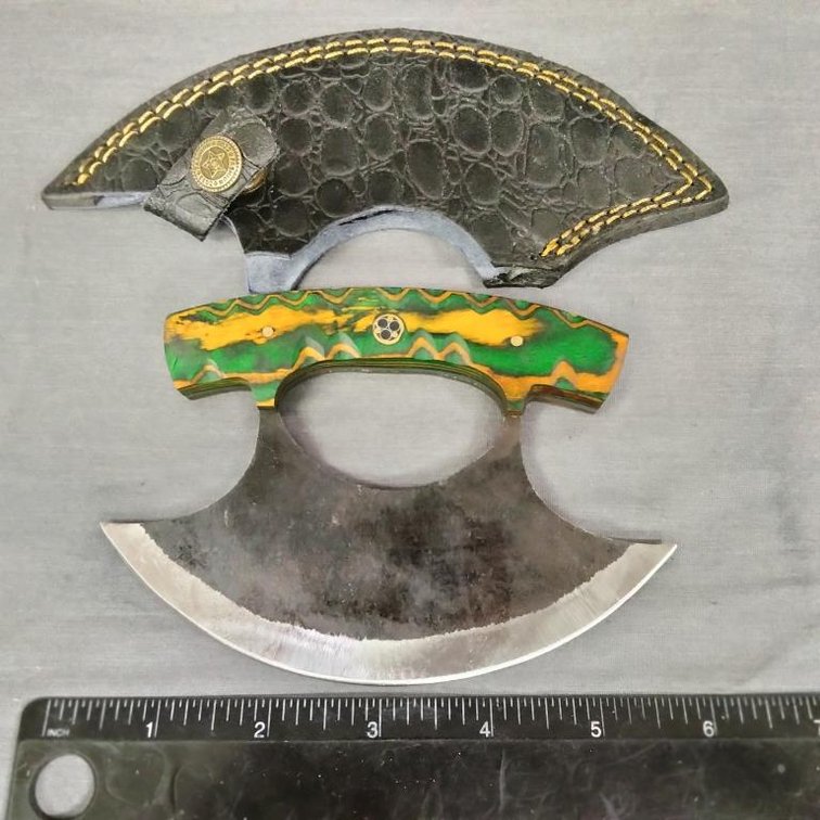 Ulu Knife 6" w/Sheath