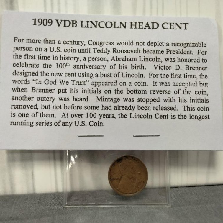 1909 VDB Lincoln Head Cent