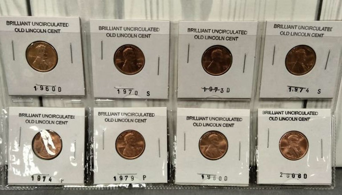(8) Uncirculated Lincoln Cents