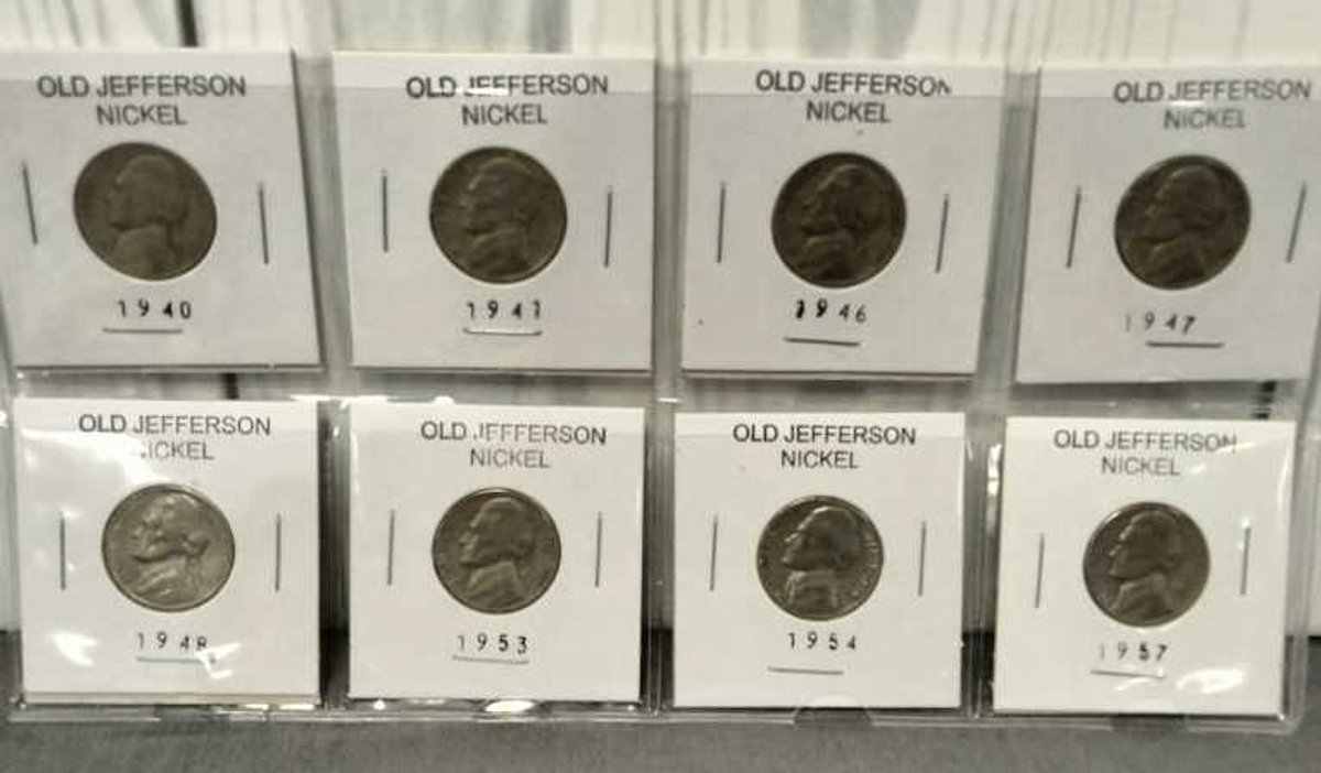 (8) Jefferson Nickels