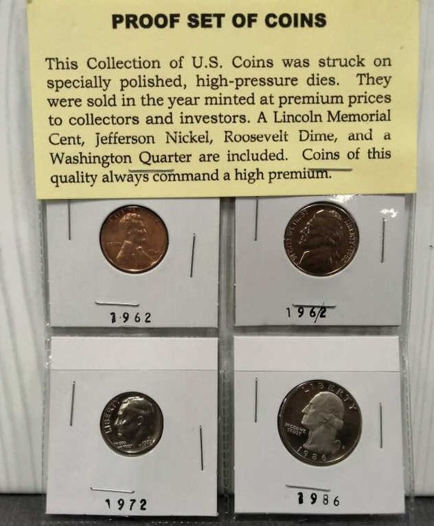 US Proof Set of 4 Coins